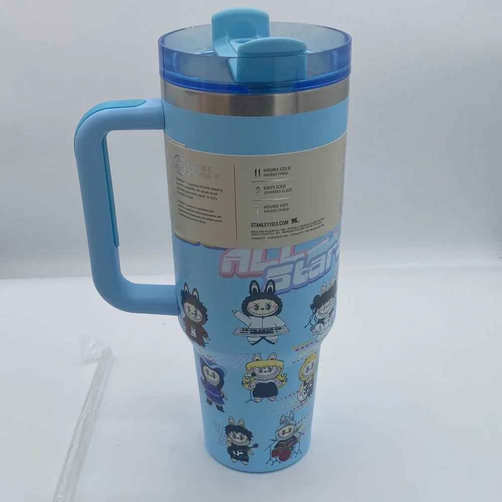 Stanley Light‎ Blue Quencher H2.0 Tumbler Labubu Allstars